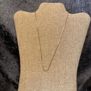 Vintage Gold Tone Serpentine Chain Necklace